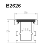 B2626 - In-Ground LED Channel - 26 x 26mm