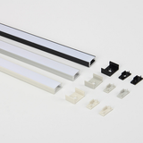 A1707 - Shallow Surface Mount Aluminum LED Profile - 17 x 8mm