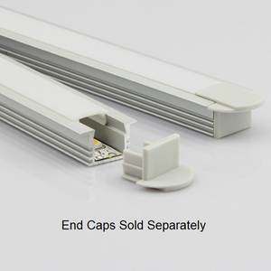 A2212 - Flush Mount LED Channel for Rounded Endcaps- 22 x 12mm