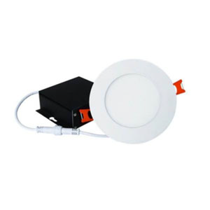 Synco 4 Inch 9W Dimmable White Round LED Slim Panel Light - 3000K, 4000K, 5000K selectable